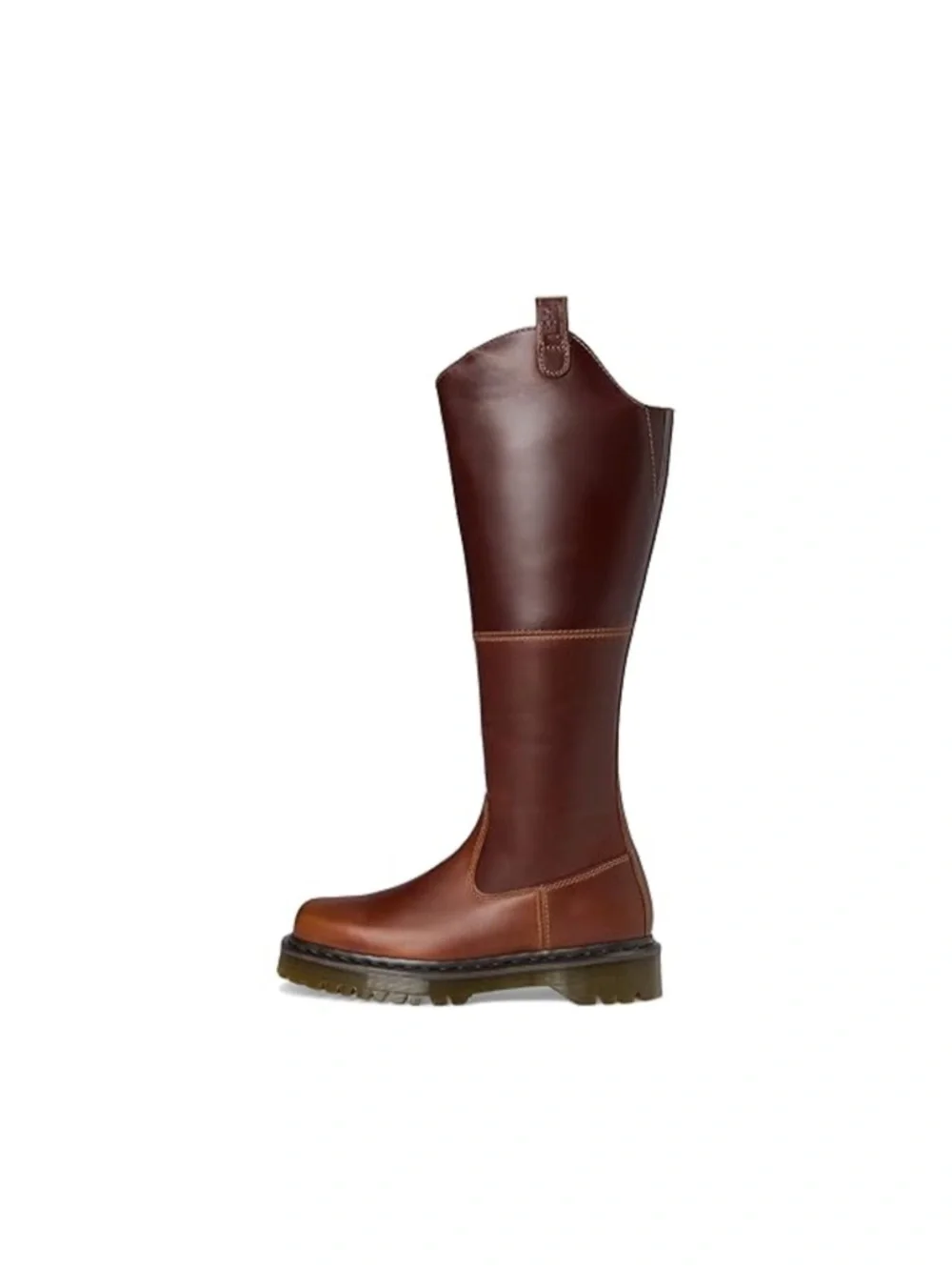 Dr. Martens Tall Leather Over-the-Knee Boots in Brown